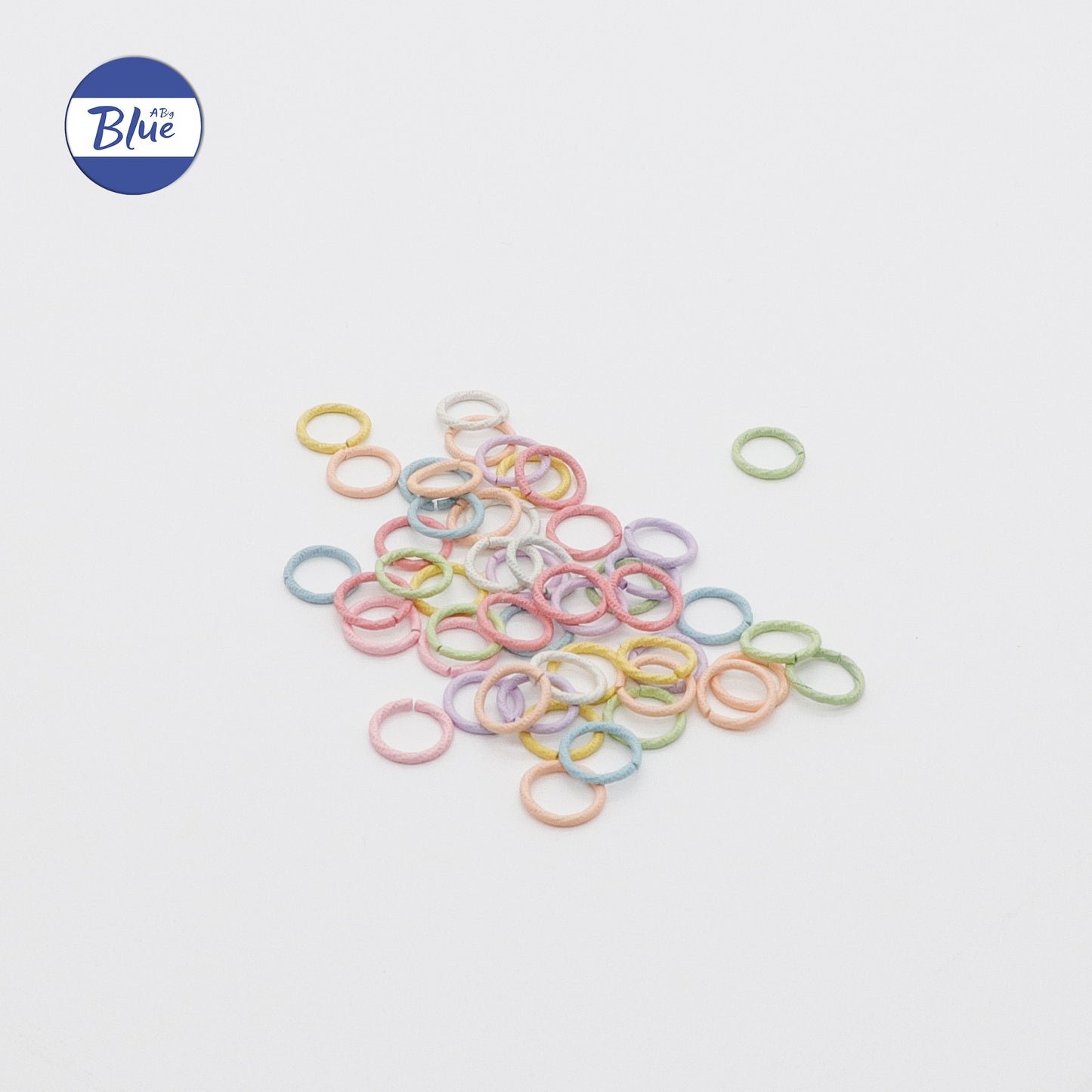 Premium Mixed Metal Embossed Open Jump Rings – Colorful U-Pins & Connector Charms for DIY Jewelry Making, Trendy Craft Supplies (TikTok Famous)