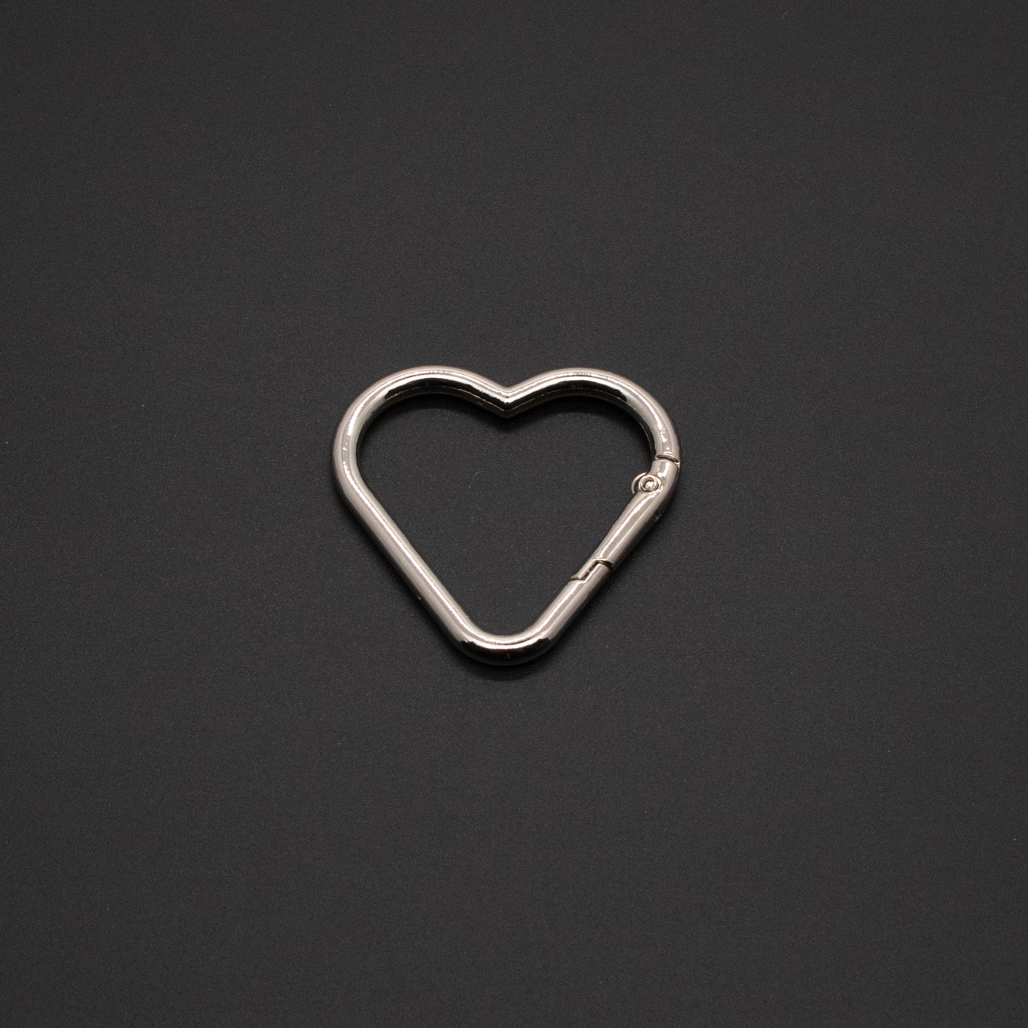 Cute Heart-Shaped Colorful Keychain with Lobster Clasp – DIY Book Clip Key Ring