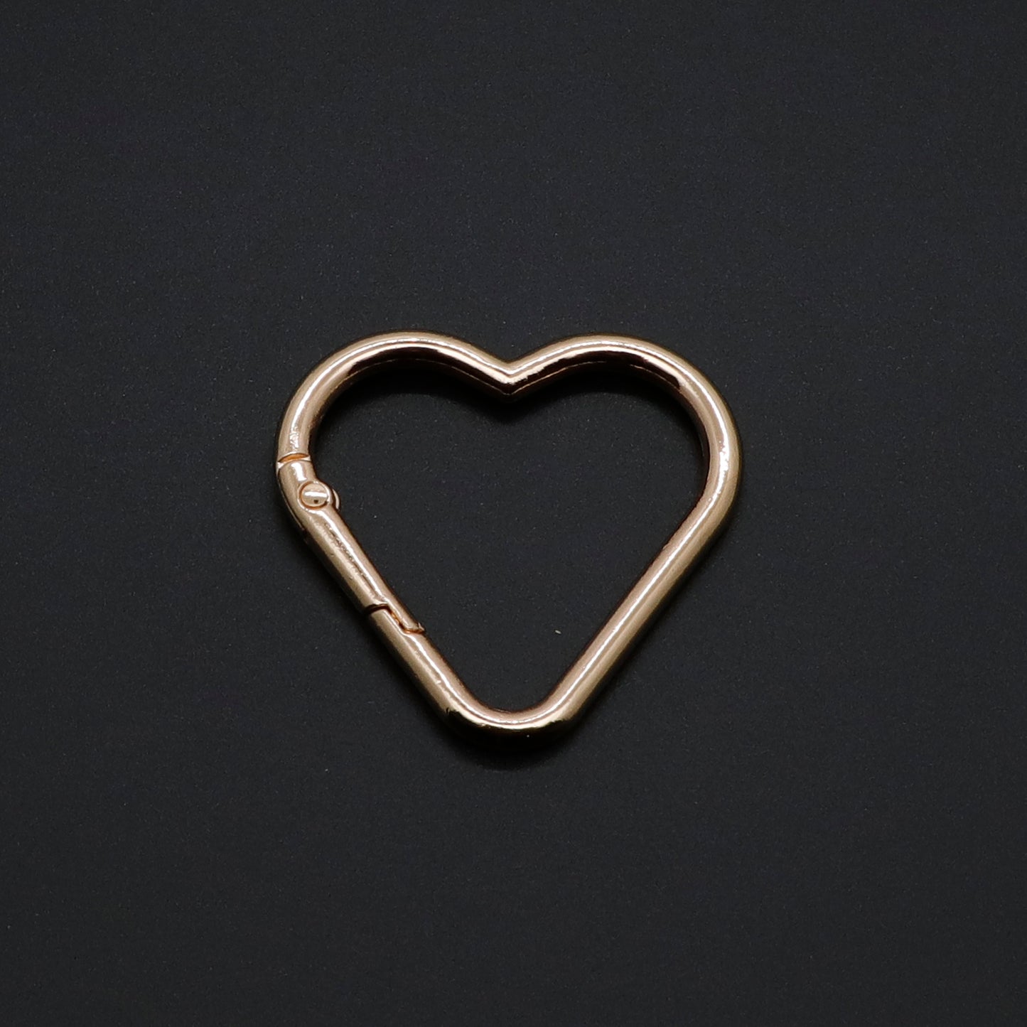 Cute Heart-Shaped Colorful Keychain with Lobster Clasp – DIY Book Clip Key Ring