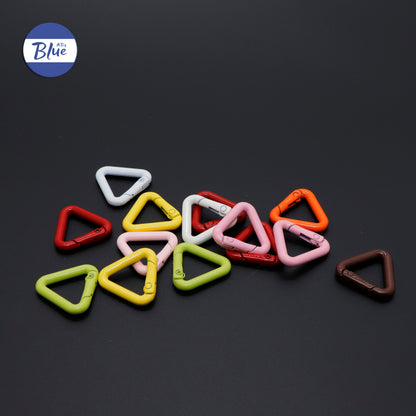 DIY Keychain Lobster Clasps with Colorful Spring Jump Rings – Single Loops for Craft and Jewelry Making