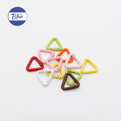 DIY Keychain Lobster Clasps with Colorful Spring Jump Rings – Single Loops for Craft and Jewelry Making