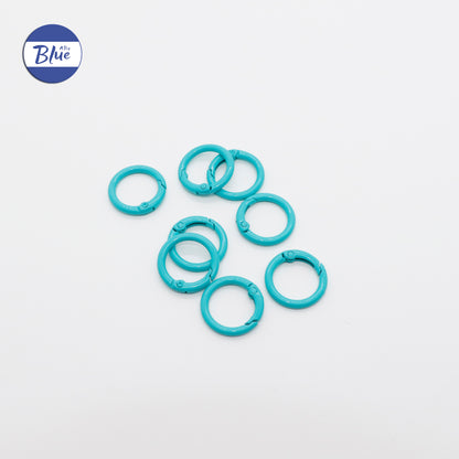 DIY Keychain Lobster Clasps with Colorful Spring Jump Rings – Single Loops for Craft and Jewelry Making