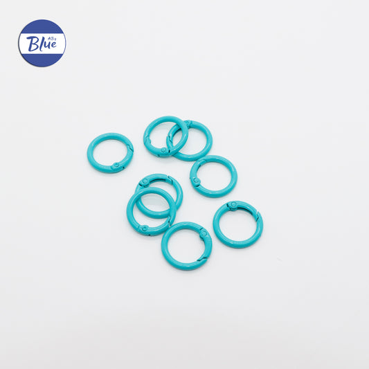 DIY Colorful Keychain Kit: Spring Rings + Lobster Clasps (Customizable!)