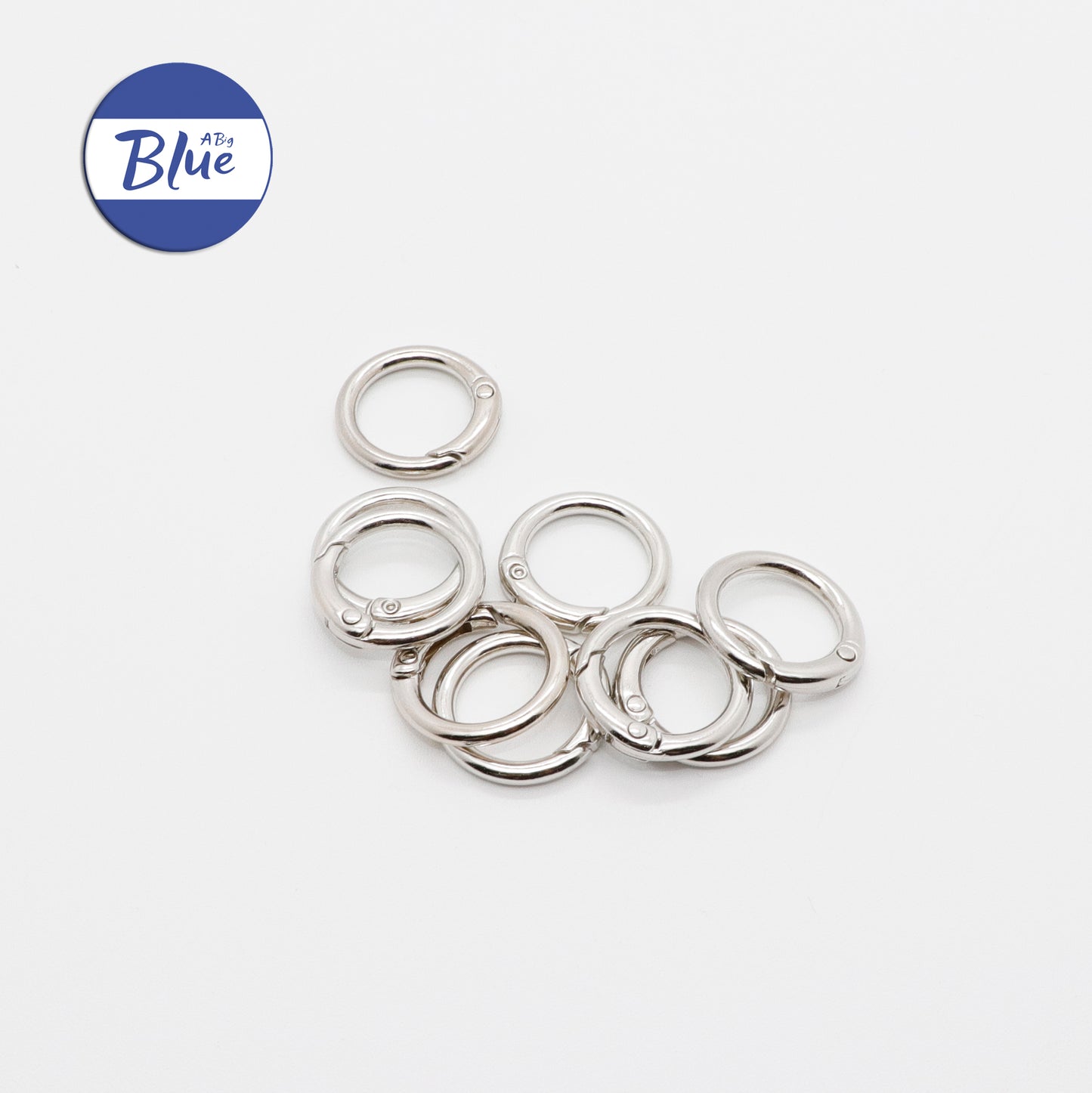 DIY Keychain Lobster Clasps with Colorful Spring Jump Rings – Single Loops for Craft and Jewelry Making