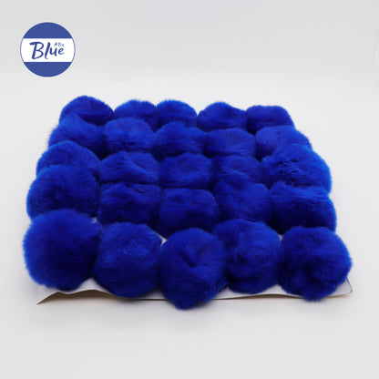 Cute Plush Pom-Pom DIY Keychain – Handmade Fluffy Ball Ornament for Bags, Phones & More