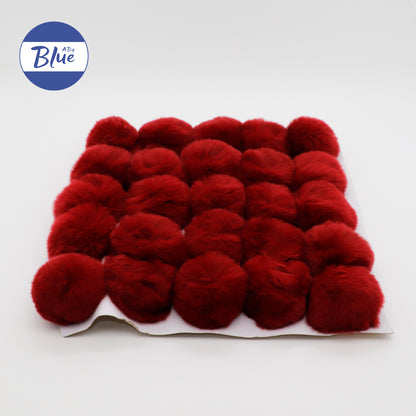 Cute Plush Pom-Pom DIY Keychain – Handmade Fluffy Ball Ornament for Bags, Phones & More