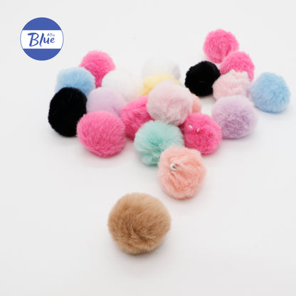 DIY Plush Pom-Pom Accessories – Colorful Cute Fluffy Ball Hanging Charms