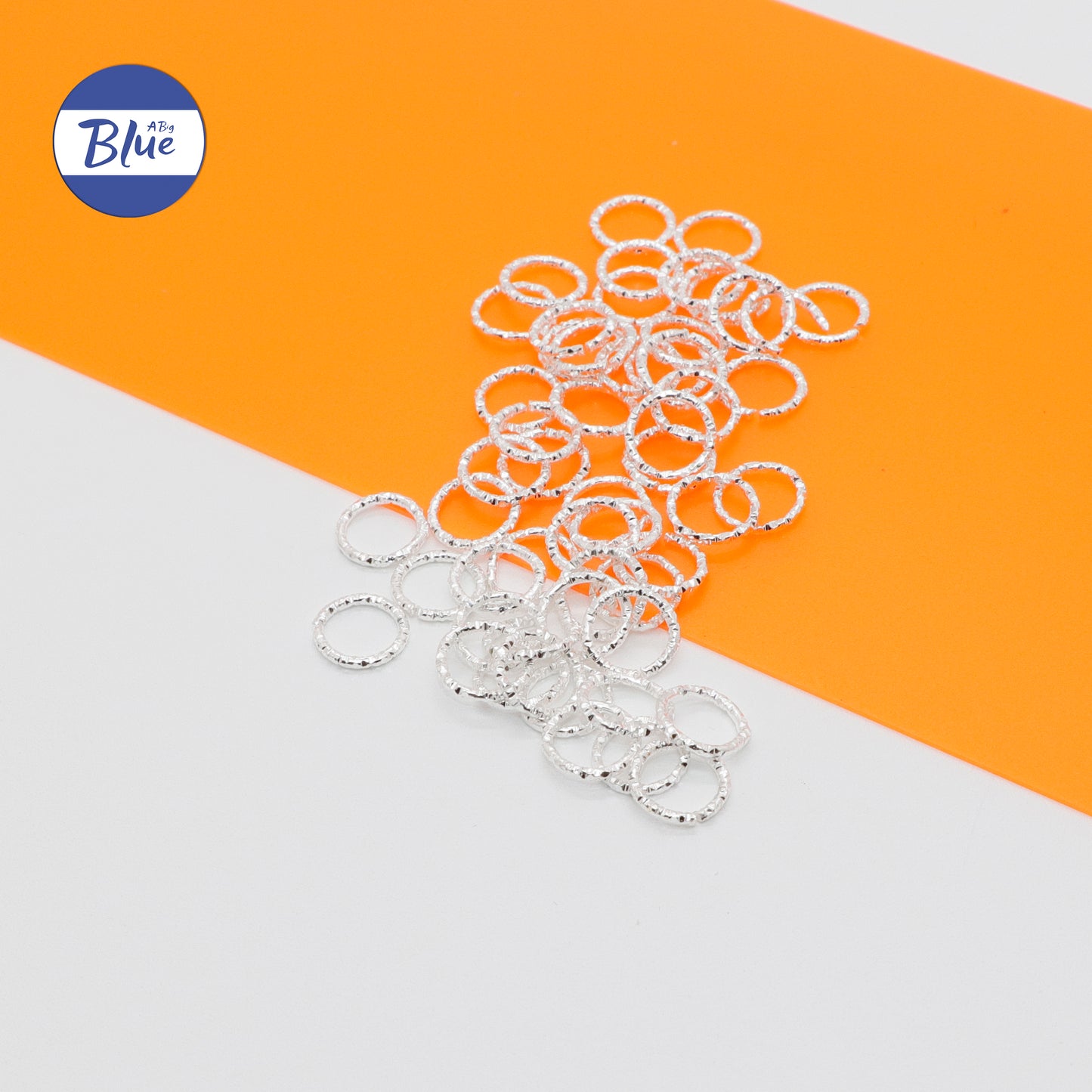 Premium Mixed Metal Embossed Open Jump Rings – Colorful U-Pins & Connector Charms for DIY Jewelry Making, Trendy Craft Supplies (TikTok Famous)