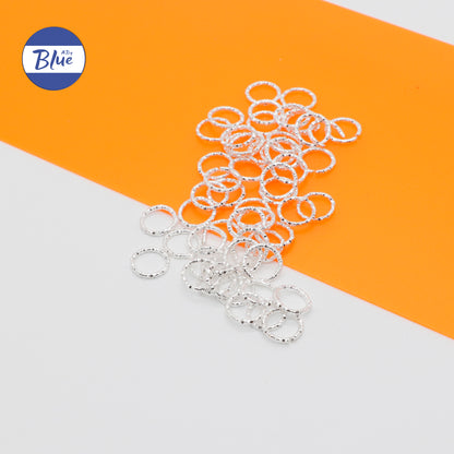 Premium Mixed Metal Embossed Open Jump Rings – Colorful U-Pins & Connector Charms for DIY Jewelry Making, Trendy Craft Supplies (TikTok Famous)