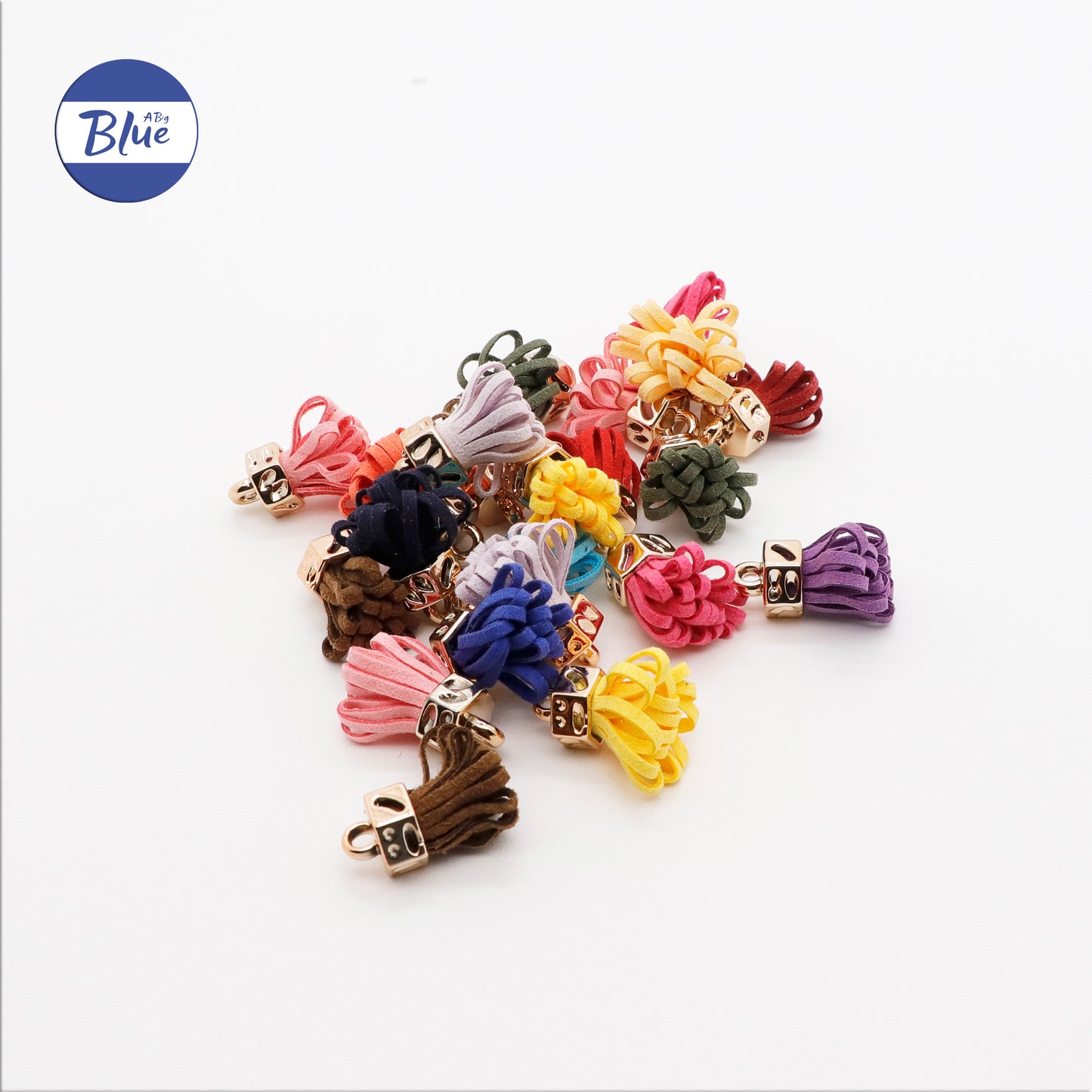 Leather Tassel Pendant – Small DIY Craft Accessory for Earrings, Jewelry, Bags, Keychains, and Handmade Decorative Trims