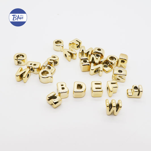 Acrylic Colored Alphabet Beads, Large Hole Loose Beads for DIY Craft, Phone Strap, Bag Pendant, Keychain Material