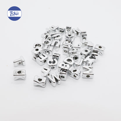 Acrylic Colored Alphabet Beads, Large Hole Loose Beads for DIY Craft, Phone Strap, Bag Pendant, Keychain Material