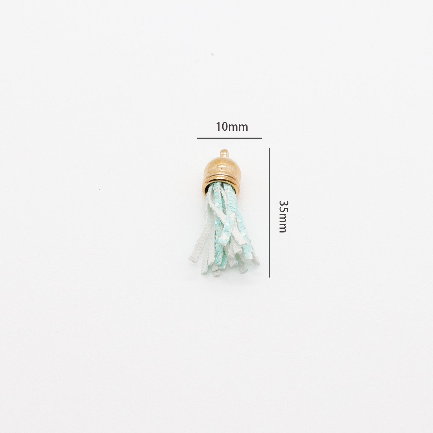 Leather Tassel Pendant – Small DIY Craft Accessory for Earrings, Jewelry, Bags, Keychains, and Handmade Decorative Trims