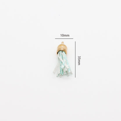 Leather Tassel Pendant – Small DIY Craft Accessory for Earrings, Jewelry, Bags, Keychains, and Handmade Decorative Trims