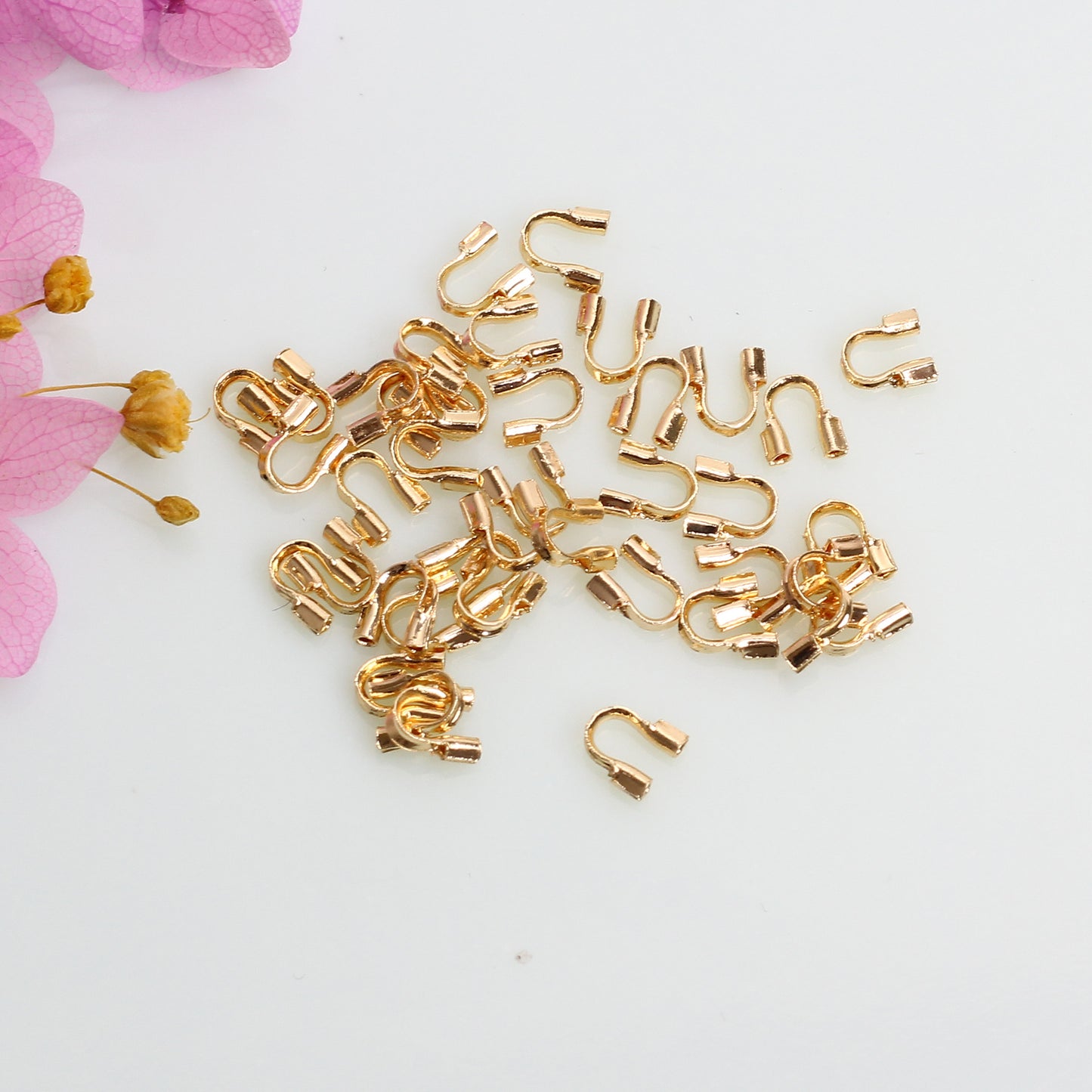 High quality U shape copper crimp beads big and small sizes